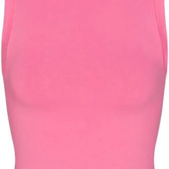 skims cotton jersey moco neck tank SUGAR PINK - Picture 2 of 5